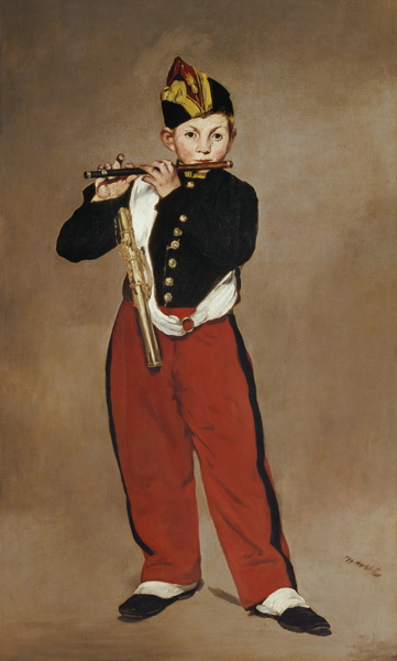 Manet, el flautista.